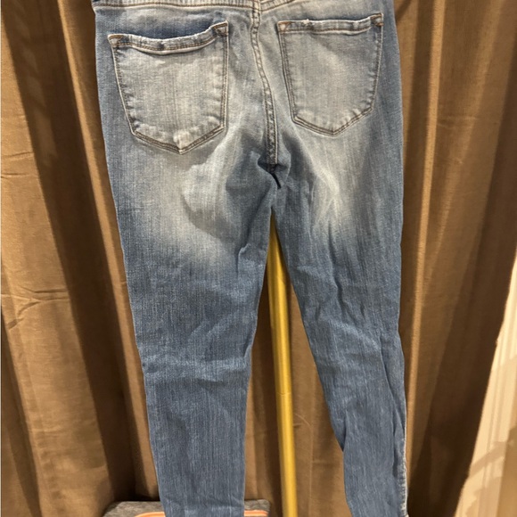 KanCan Light Blue Distressed Skinny Jeans - Picture 4 of 5